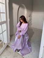 Purple Abaya for Women  Malika Zareen by Beevaa