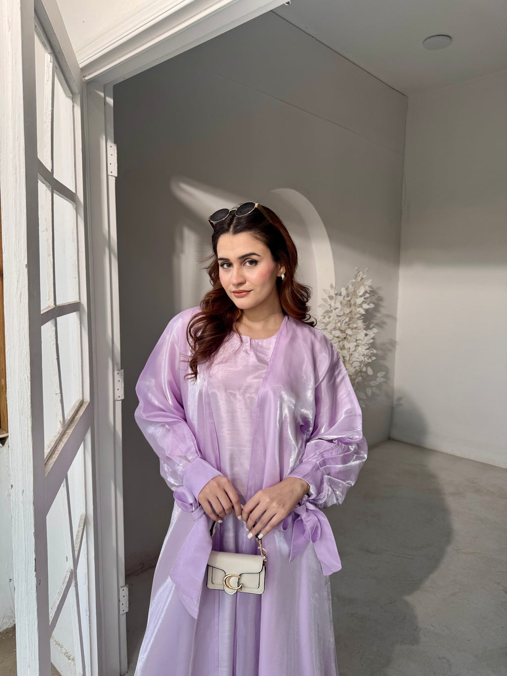 Purple Abaya for Women  Malika Zareen by Beevaa